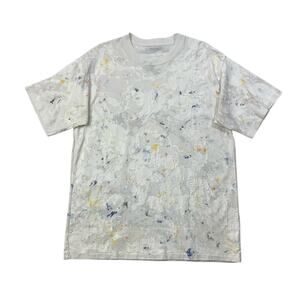 John Elliot T Shirt Mens 3 Multi University Pollock Paint Splatter Short Sleeve